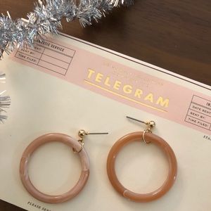 Jewelry - Maude Resin Hoop Earrings Jewelry - Maude Resin Hoop Earrings